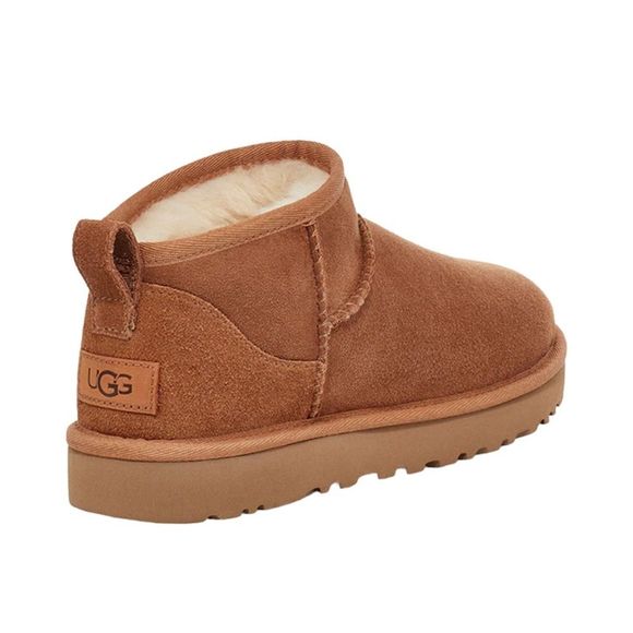 NWT UGG Classic Ultra Mini Chestnut Boots Women's Size 6 - Picture 5 of 16